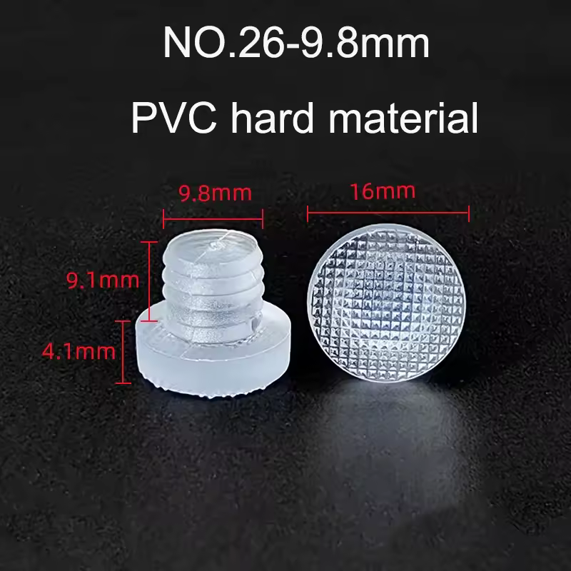 10/20pcs Round PVC Furniture Foot Nail Rubber Glide Nail Office Table Chair Leg Floor Protector Round Sliding Disc Noise Killer - Image 27