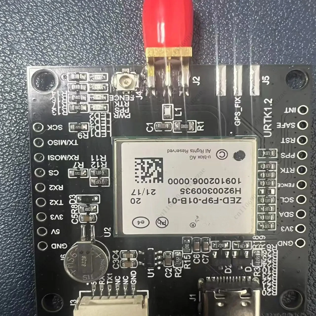 For UBLOX ZED-F9P High Precision Centimeter Differential Positioning Board TYPE-C Interface RTK Module