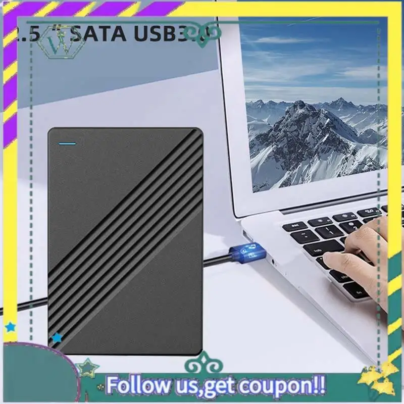 NEW 2.5Inch External Mobile Hard Disk High Speed USB 3.0 1TB Storage Portable Hard Disk For Laptop Desktop PC Durable Easy Insta