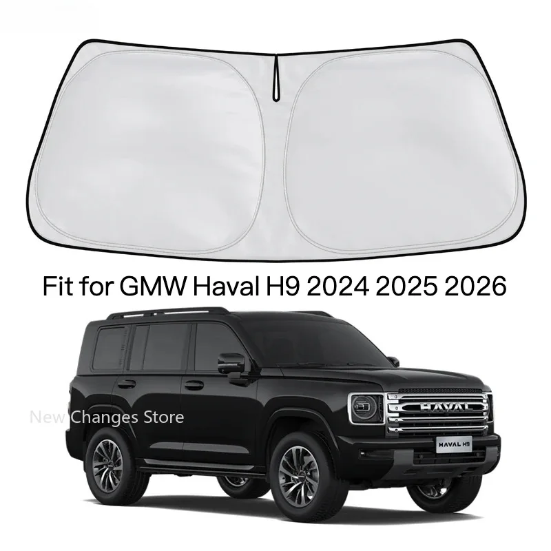 

For GMW Haval H9 2024 2025 2026 Car Styling Nano-Insulat Windshield Sunshade Front Window Sun Shade Visor Auto Accessories