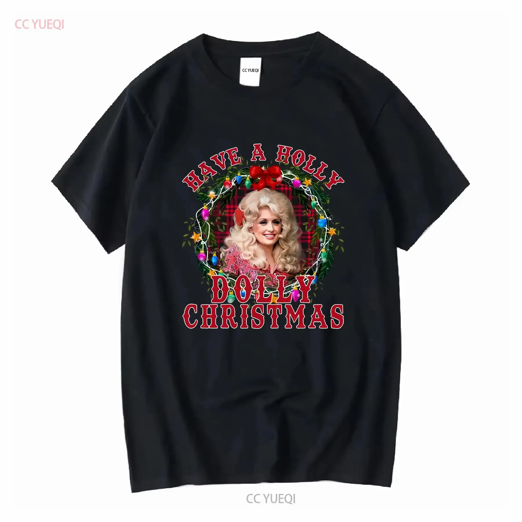 SALE _Have A Holly Dolly Christmas T Shirt Parton SweaT vintage Washed Comfortable Casual streetwear designer clothes graphic