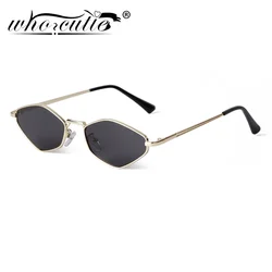 Trend Metal Frame Small Square Sunglasses Women Men Brand Designer Polygon Vintage Classic Shades Sun Glasses Oculos De Sol UV