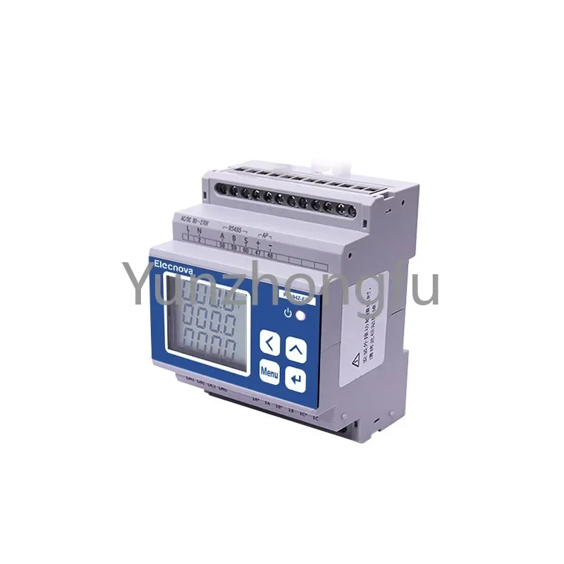 

Energy management LCD Display RS485 harmonics 3 phase Din rail power analyzer meter