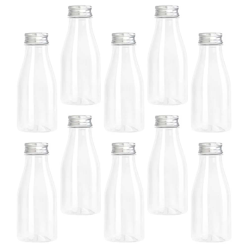 

10pcs Yogurt Lightweight PP Leak Proof Juice Bottle Cap Storage Reusable Plastic Kitchen Bottle Bar Tool