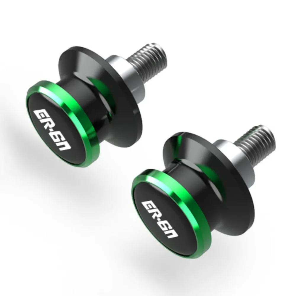 ER-6N Motorcycles Accessories 10MM Swingarm Spools Stand Screws Swingarm Sliders for Kawasaki c 2006 - 2014 2015 2016 2017
