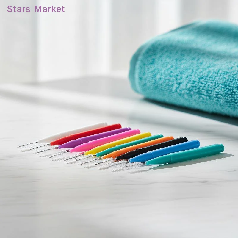 100Pcs/box Interdental Brushes Travel Case For Teeth Cleaning Health Care Tooth Interdental Cleaners Dental Teeth