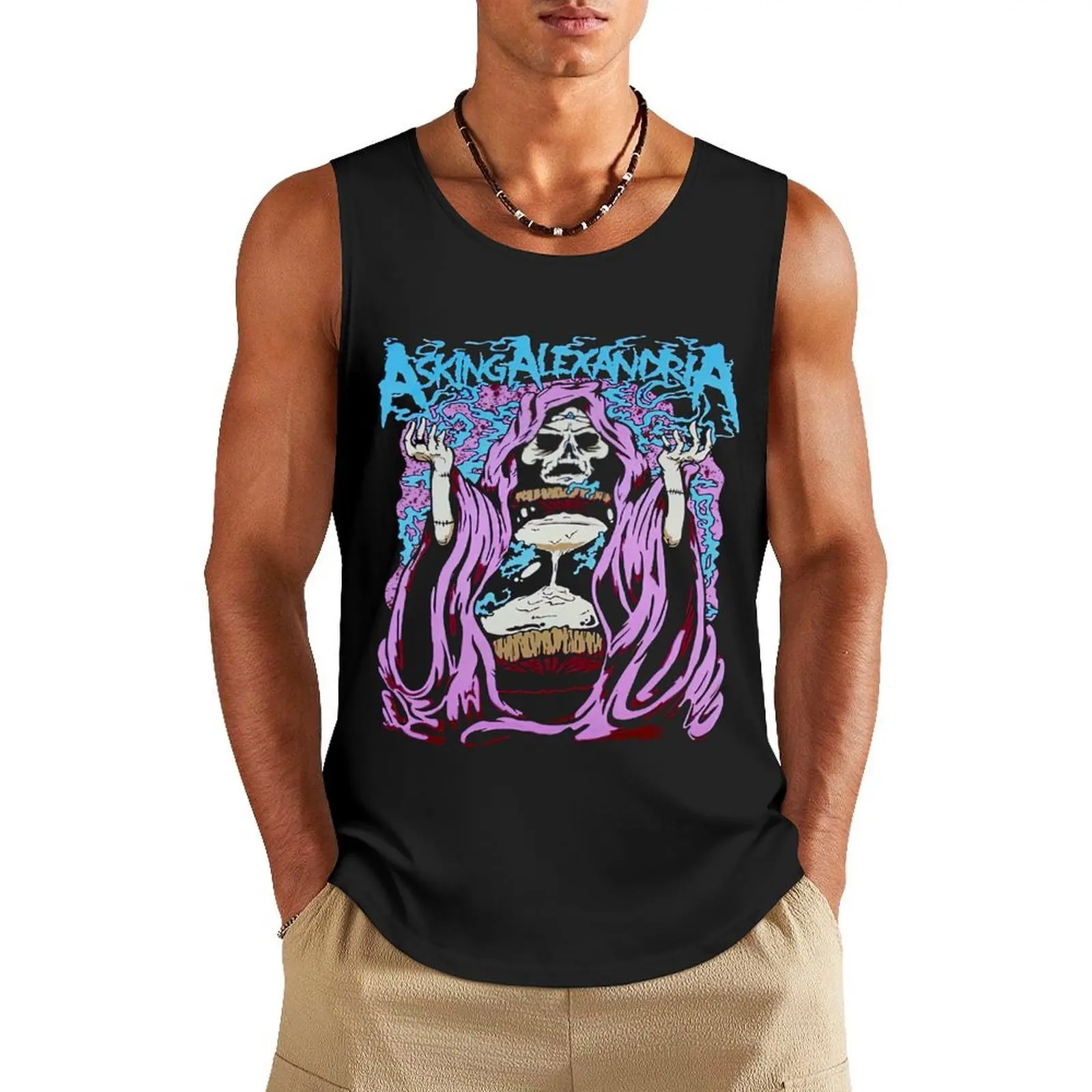 

Asking Alexandria Tank Top Men's tops Men's gym clothing gym clothes men