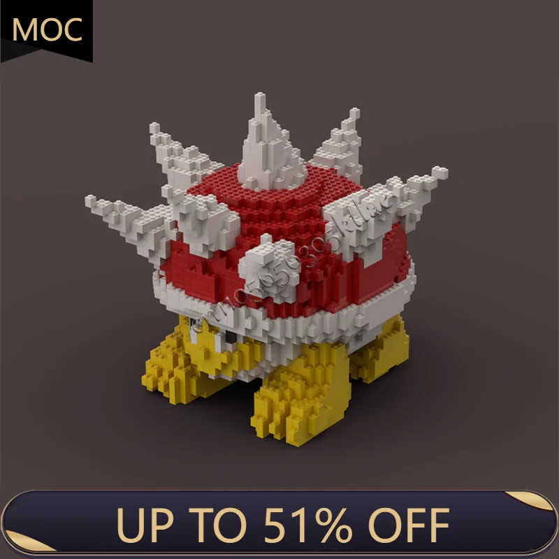 

5169 шт. MOC известная игровая серия скульптура модель черепахи DIY строительные кирпичи креативная сборка развивающие игрушки детские подарки-сюрпризы