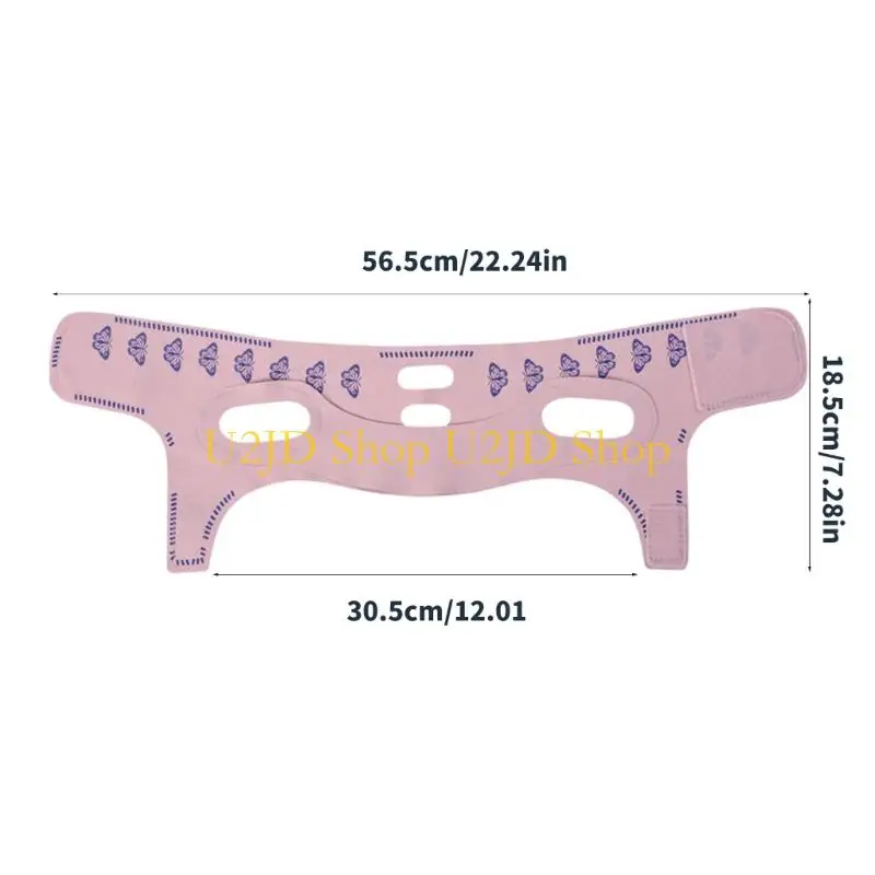 U2JD Verstellbare Anti-Aging-Gesichtsmaske, leichte, reisefreundliche Hautstraffungsband