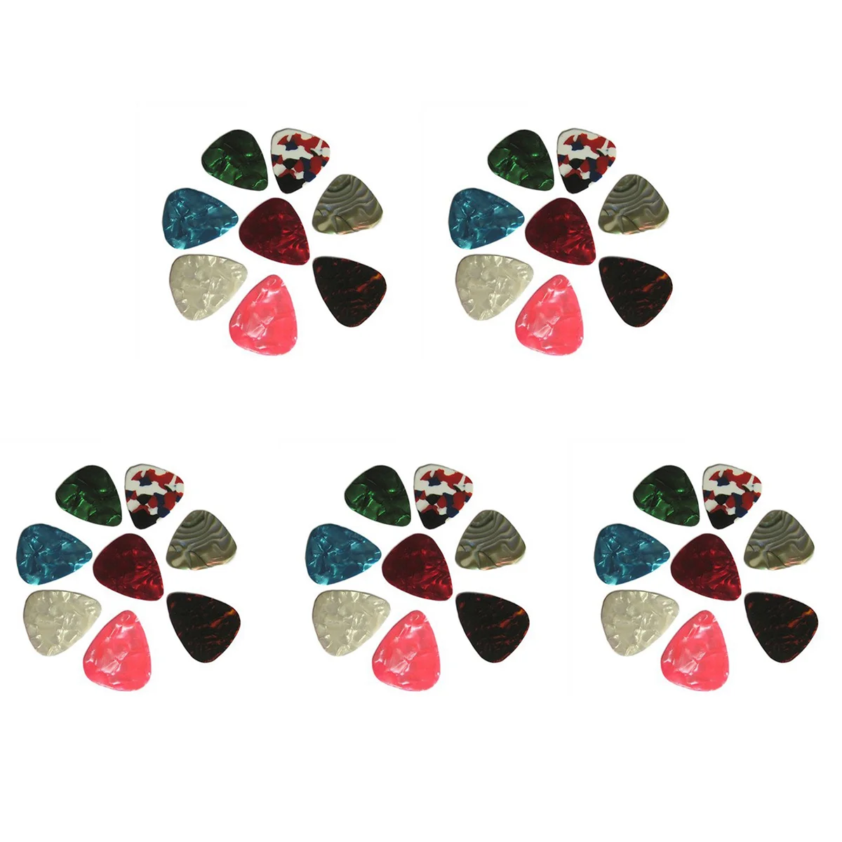 A71P 100 قطعة من أعواد الجيتار الرقيقة 0.46 مللي متر لون عشوائي #1