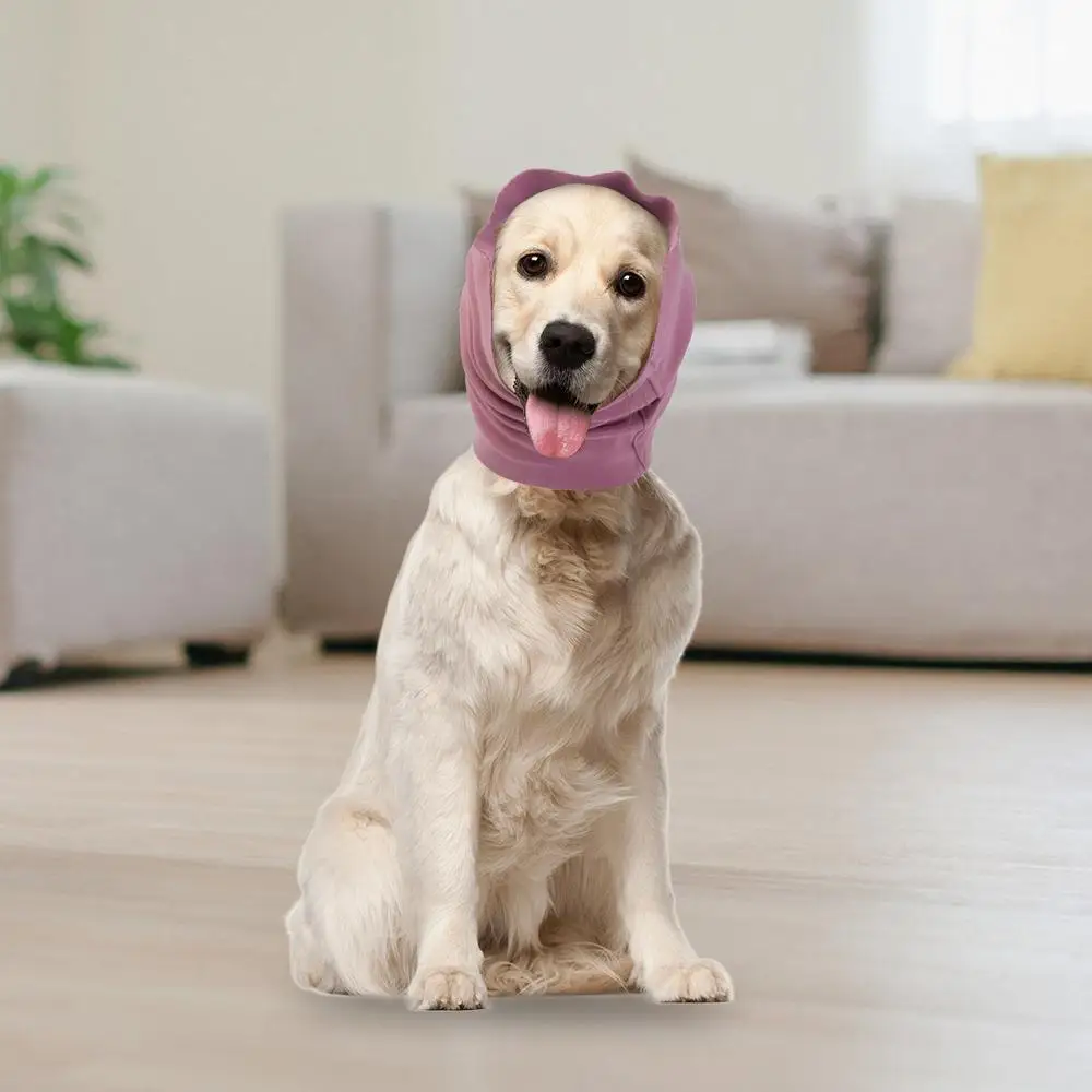 Dog Grooming Earmuff Windproof Noise Cancel Elasticity Soft Scarf Puppy Cat Warm Headband Ear Cover Pet Dog Accessories