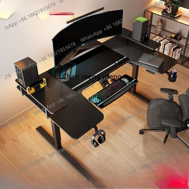 D5556 s6601 Light Wing Guard Intelligent Electric Lifting Table Legs Double Motor Home Desktop Computer Gaming Table