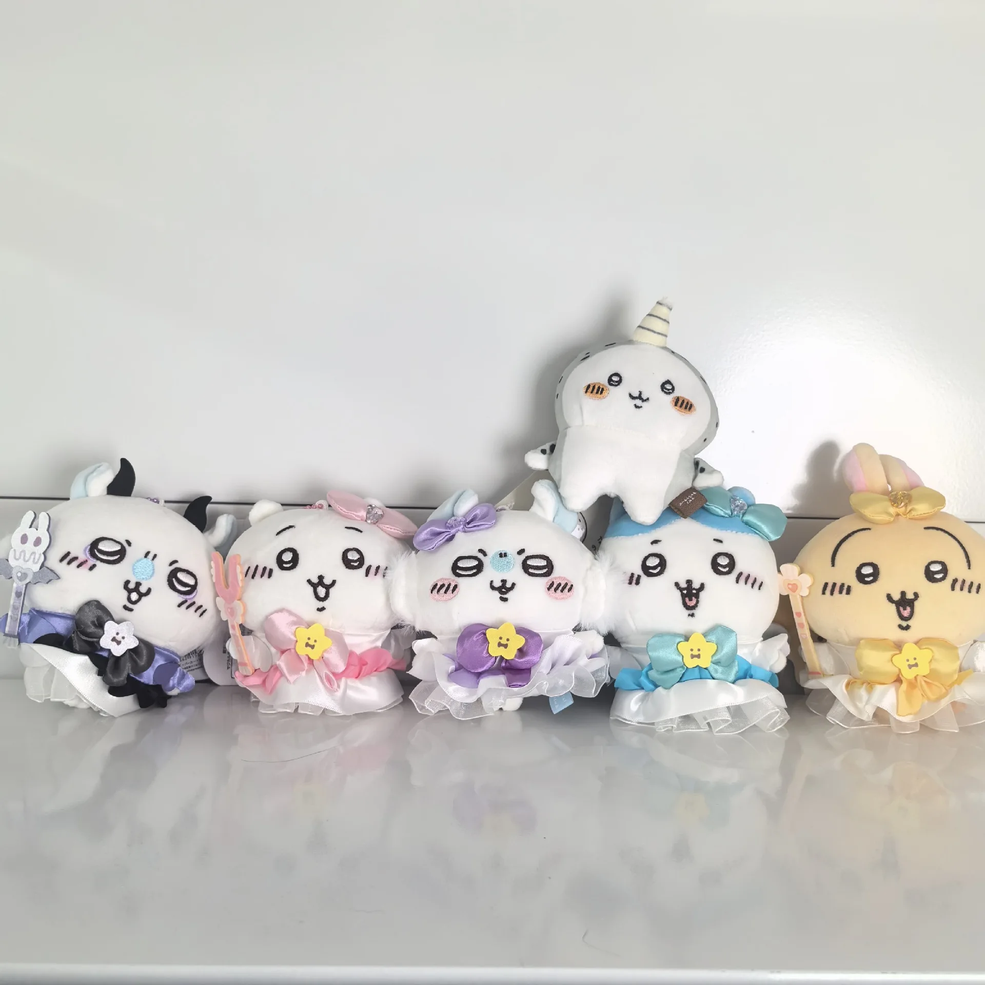 Japanese yiji Co-branded A Generation of Magic Girl Cute Hachiware Plush Doll Pendant Usaqi Backpack Hanging Decoration