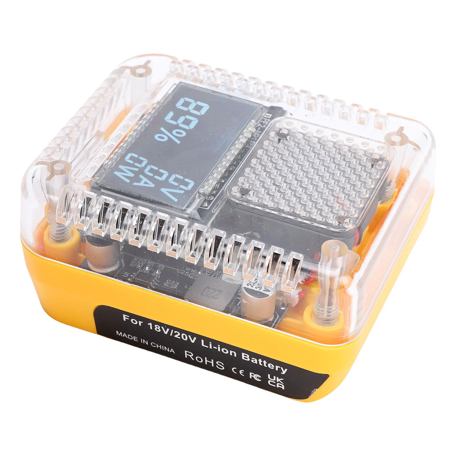 

Battery Charger Display Adapter Fit for DW DCB180 DCB200 DCB201 DCB203 DCB203BT DCB204 DCB206 140W 5A Output