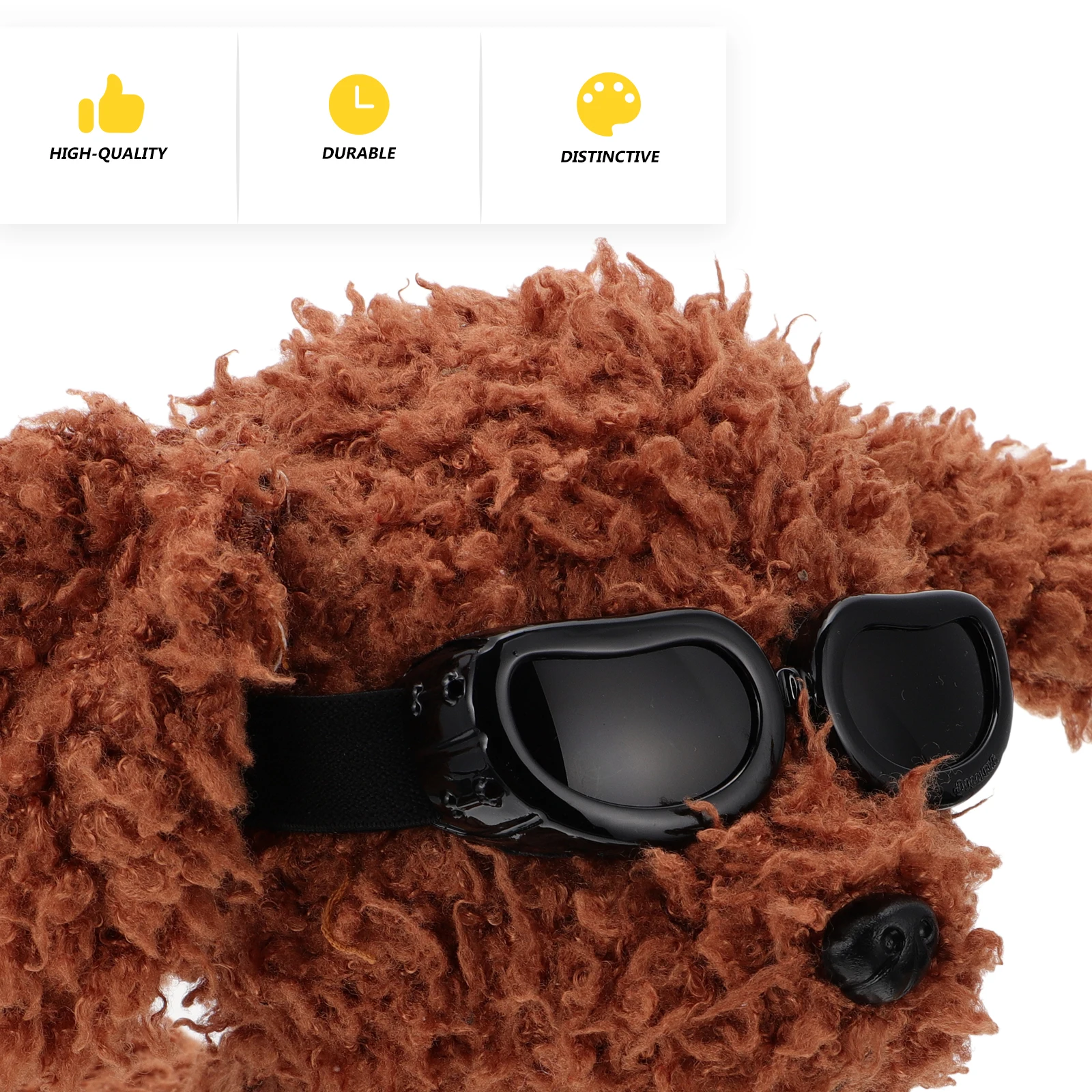 

Goggles Glasses UV Protection Sunglasses Black Dog Sunglasses Driving Travel Eye Wear Puppy Accessories Dog Supplies