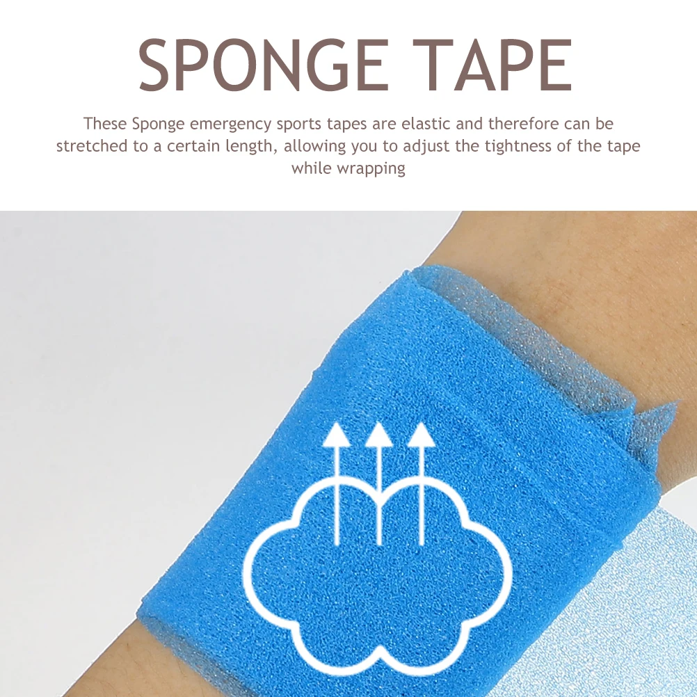 

2pcs 2 Rolls Elastic Sports Bandages Breathable Mesh Wrap For Wrist Ankle Knee Support First Aid Injury Protection Flex Bandages