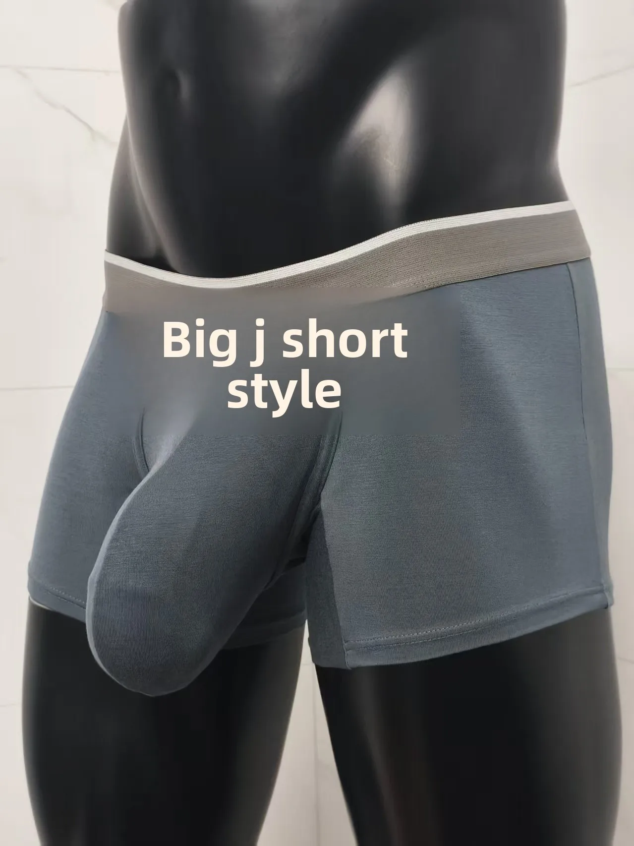 Ultra Men Modal Ice Silk Boxershorts mit großem Beutel, extra große, formgebende, atmungsaktive, kühlende, leichte Herren-Boxershorts