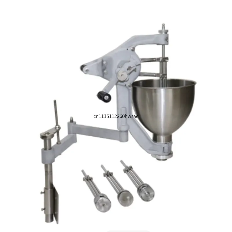 Commercial Hand Crank Donut Machine Multi Shape Doughnut Mold Manual Pon de Ring Donut Making Equipment