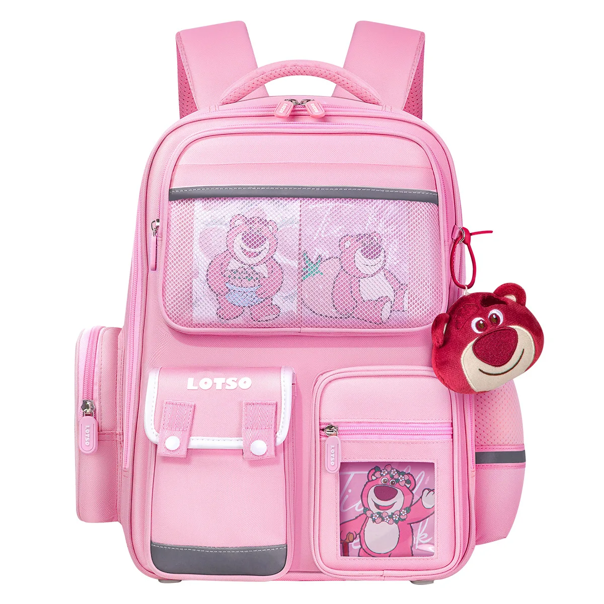 Disney New Girl School Bag Frozen Elsa Lotso Primary Student Shoulder Orthopedic Backpack Large Capacity Light Mochilas Escolare