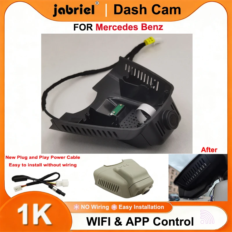 Dash Cam 1080P Wifi Plug and Play Camera DVR for Mercedes Benz C Class w203 w204 for Mercedes Benz E Class w211 w212 GLK X204