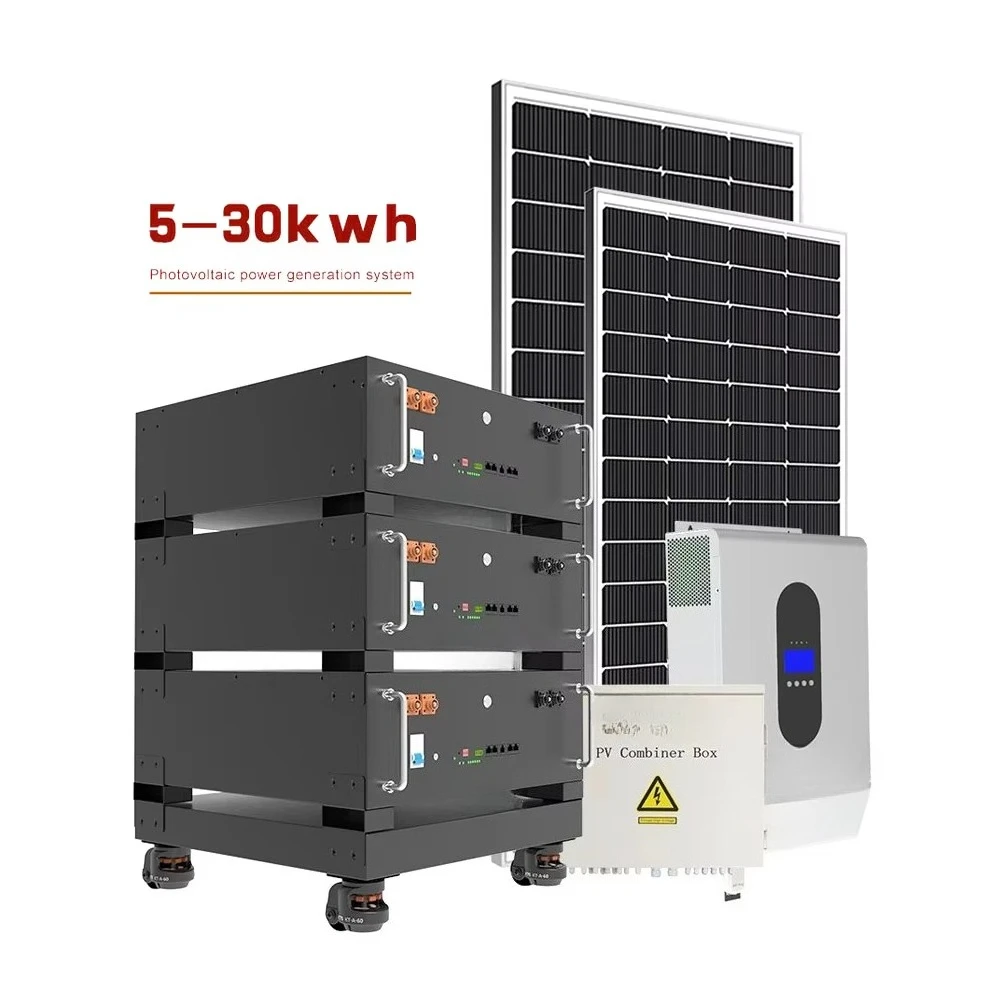 Hybrid Solar System 5kW 10kW 15kW 20kW 50kW Off Grid Solar Power System Complete Kit Solar Energy System for Home