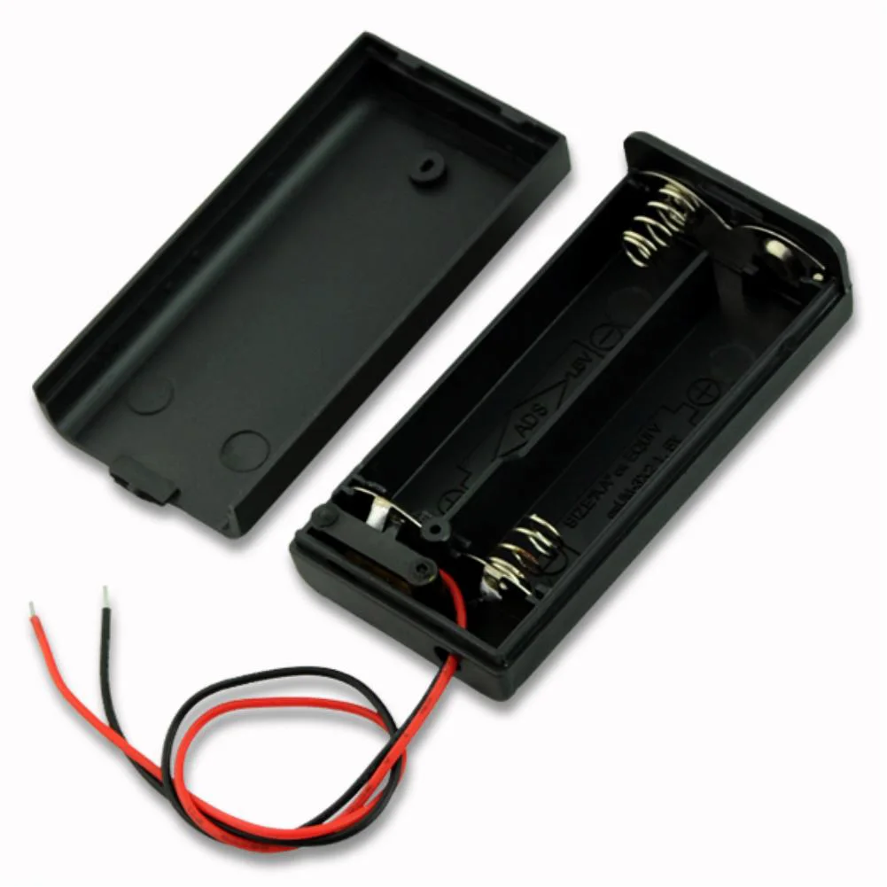 2/3/4/6/8 Slot AA Battery Case 1.5V/3V/4.5V/6V/9V/12V AA Battery Holder Box AA Storage Case With Wire Cable ON/OFF Switch