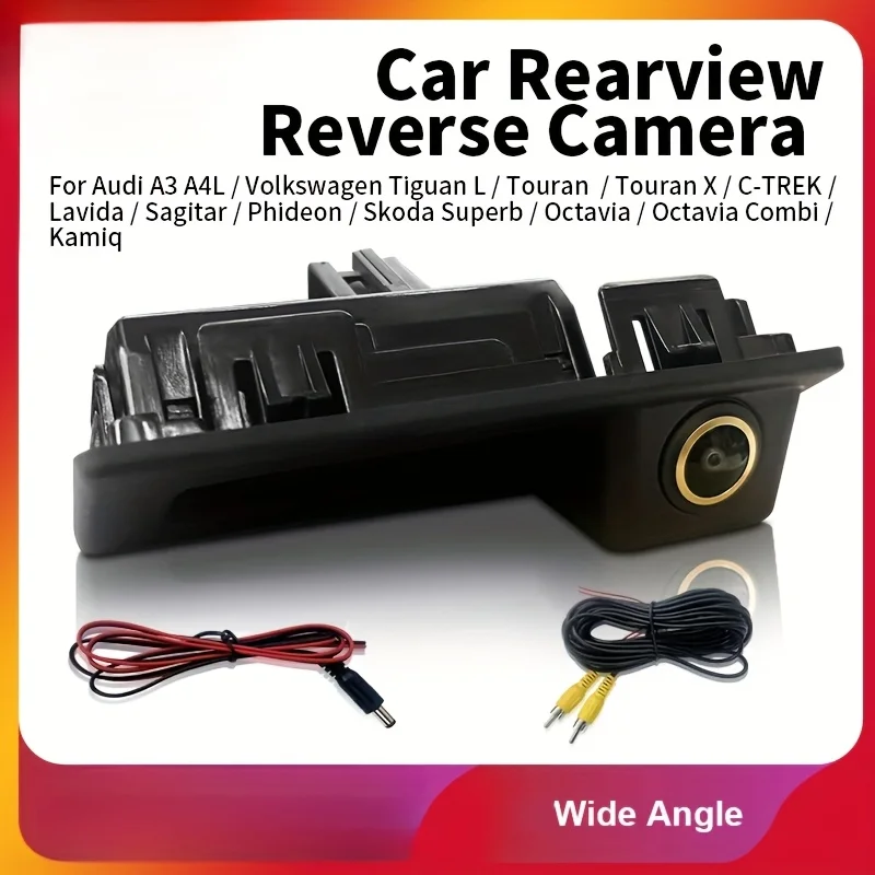 Rear View Camera for Audi A3 A4 VW Touran Tiguan Caddy T5 T6 Skoda Speed Octavia Vehicle Easy to Install Reversing Camera