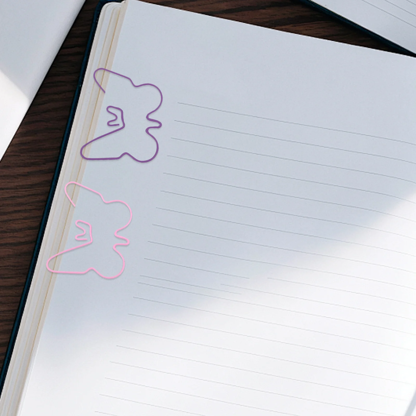 

100Pcs Special Shaped Metal Paper Clips for School Office Supplies Bookmarks and Bag Sealing Memo Clips