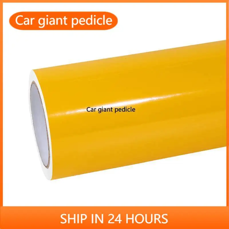 

Highest qualityGloss Sunflower yellow vinyl Wrap Film Car Wrap Film Non degumming Non fading quality Warranty 1.52M*17M roll
