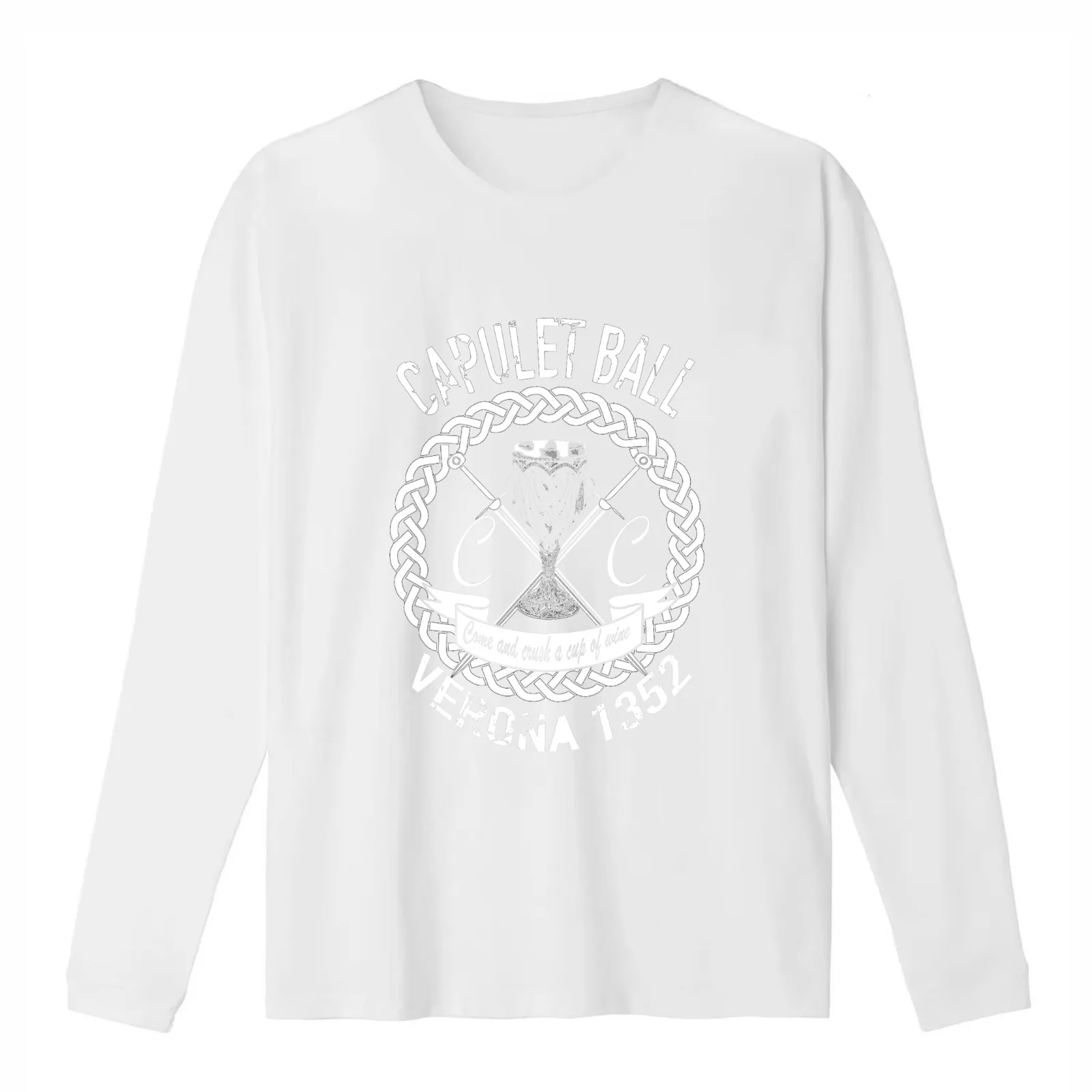 Shakespeare Capulet Ball Invite T-Shirt Summer Casual Cotton Tee Oversized Streetwear Tops Vintage Graphic Print 100% Cotton