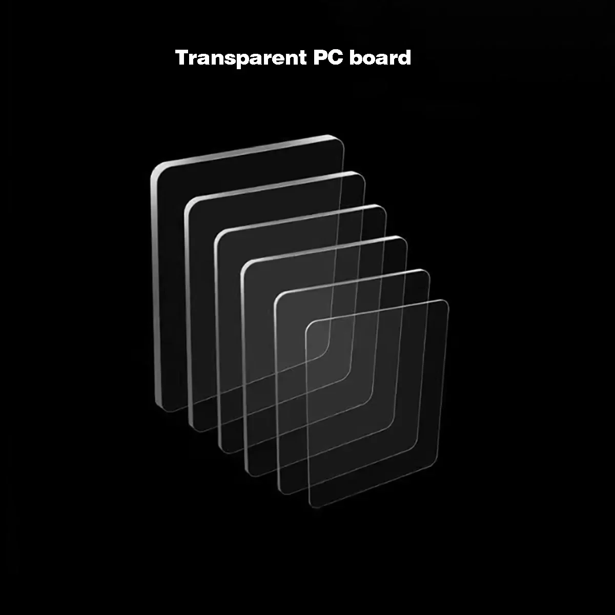 1 Stuks Vlamvertragende Polycarbonaat Uithoudingsbord Hardboard/Pc Board Plastic Board Harde Plaat Schotten, Dikte 1-30Mm