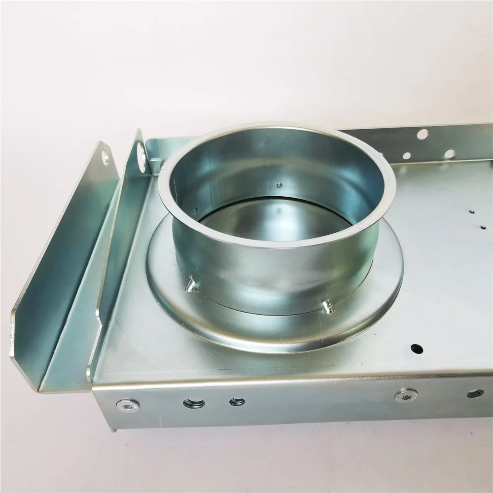 

5-дюймовые ручные дуговые ворота для сбора пыли, гальфер тяжелых раздвижных ворот из оцинкованной трубы