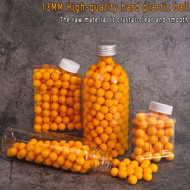 

1WW 13mm Premium Hard Plastic Solid Balls Round Pellets for Toy Gun Outdoor Shooting Game Accessories