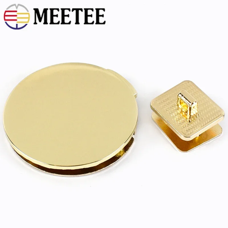 1-5Pcs Women Bag Lock Clasp Metal Buckle Handbag Closure Twist Turn Locks Snap Clasps Purse Invisible Clip Buckles Accessories