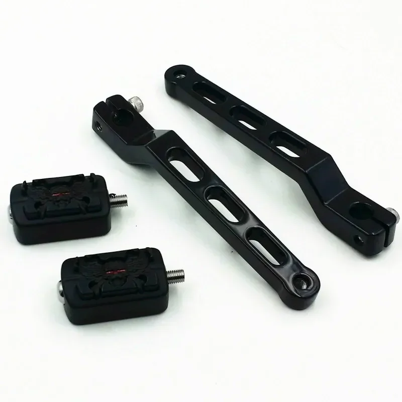 

Black Skull Peg Heel Toe Gear Shift Lever For 86-12 Harley Softail Touring Model