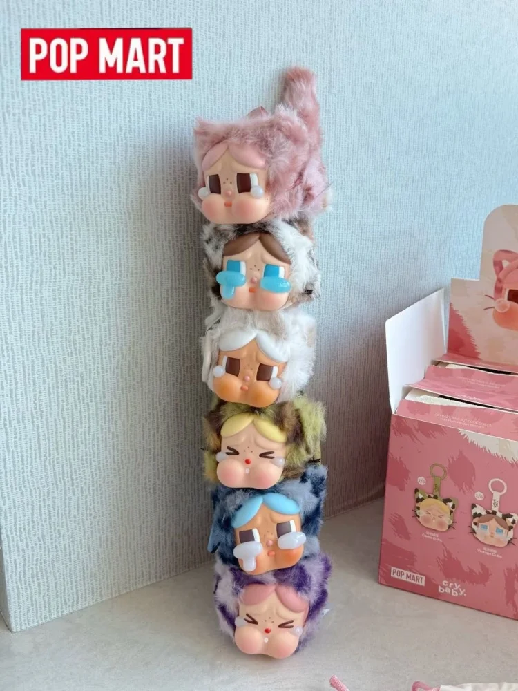 POPMART Crybaby Wild Bt Cutie Serie Blind Box Mysteriöse Actionfiguren Trendige Desktop-Dekoration Puppenspielzeug Geschenke für Sammler