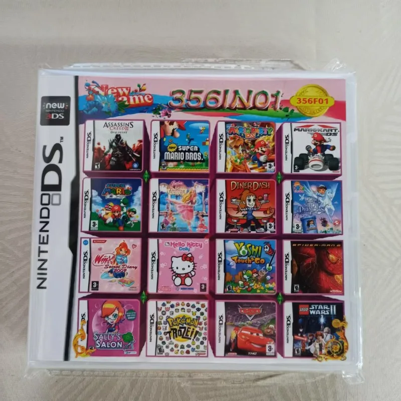 4300IN1 208IN1 500IN1 3DS NDS بطاقة الألعاب المدمجة بطاقة 510 في 1 NDS مجتمعة بطاقة NDS كاسيت