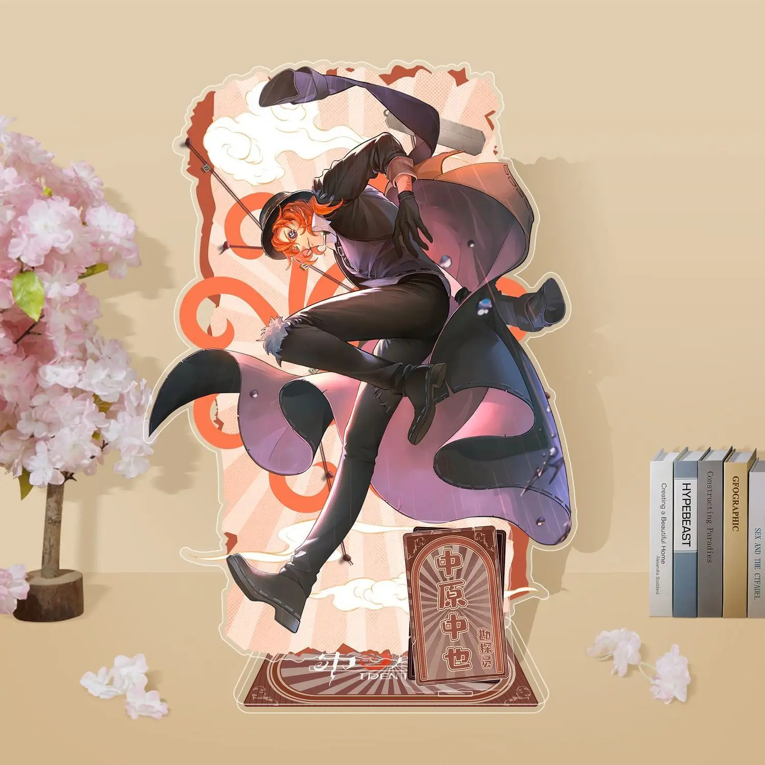 Ornamen figur Anime, 20CM pengenal tyemma Emma hutan Model berdiri akrilik piring tanda berdiri Desktop indah tampilan meja hadiah alat peraga