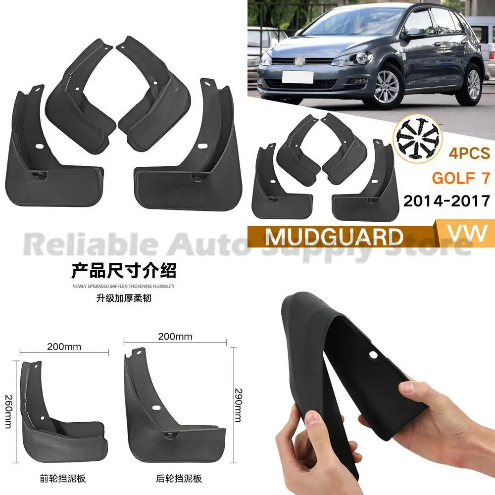 

For Volkswagen Golf 7 2014 Mud Flaps Fender Trim Auto Accessories Wholesale High Quality Durable OEM Replacement Stylish Design