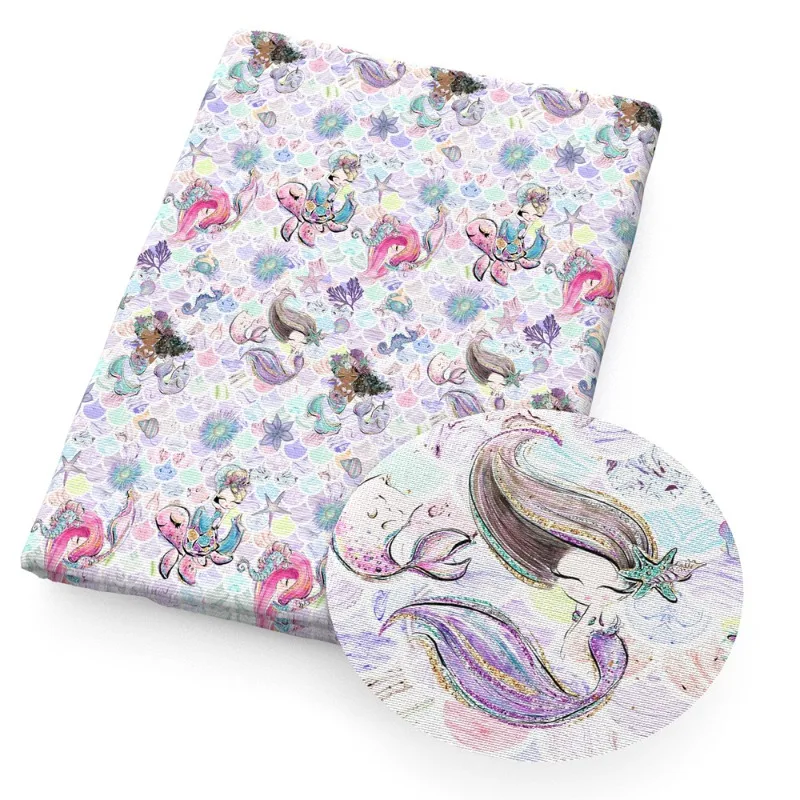 Ocean Series Ventilate Fashion Fabric for Handmade DIY Skirts Bed Sheets Tablecloths Cloth Diy By The Meter Sewing Material