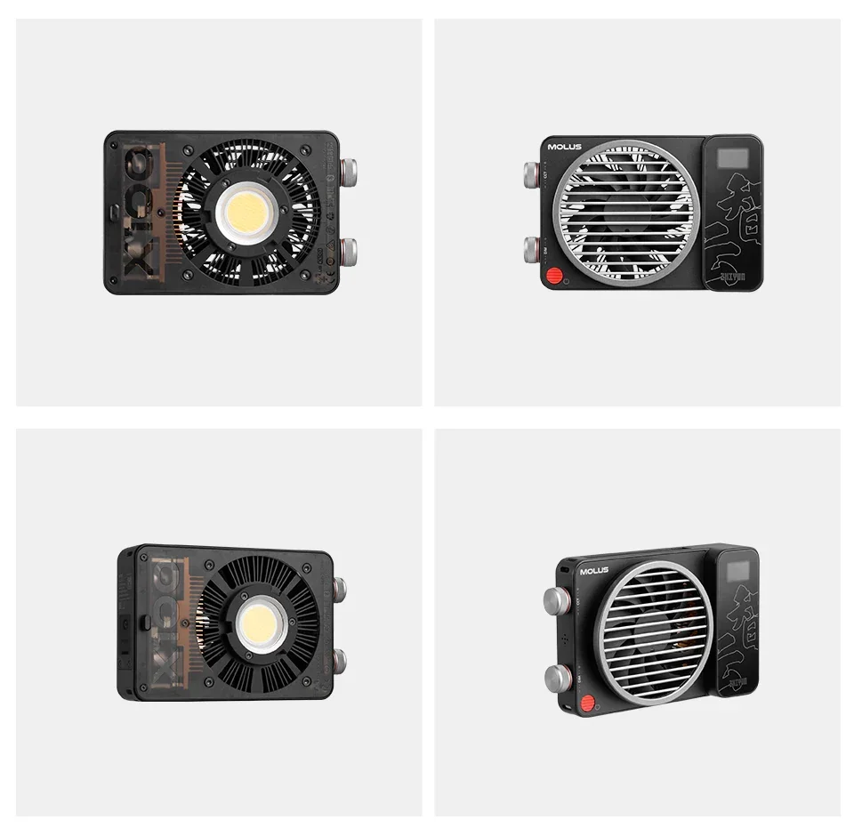 جديد ZHIYUN Molus X100 100 واط COB LED التصوير الإضاءة في الهواء الطلق صور/تصوير الفيديو يده المحمولة مصباح جيب