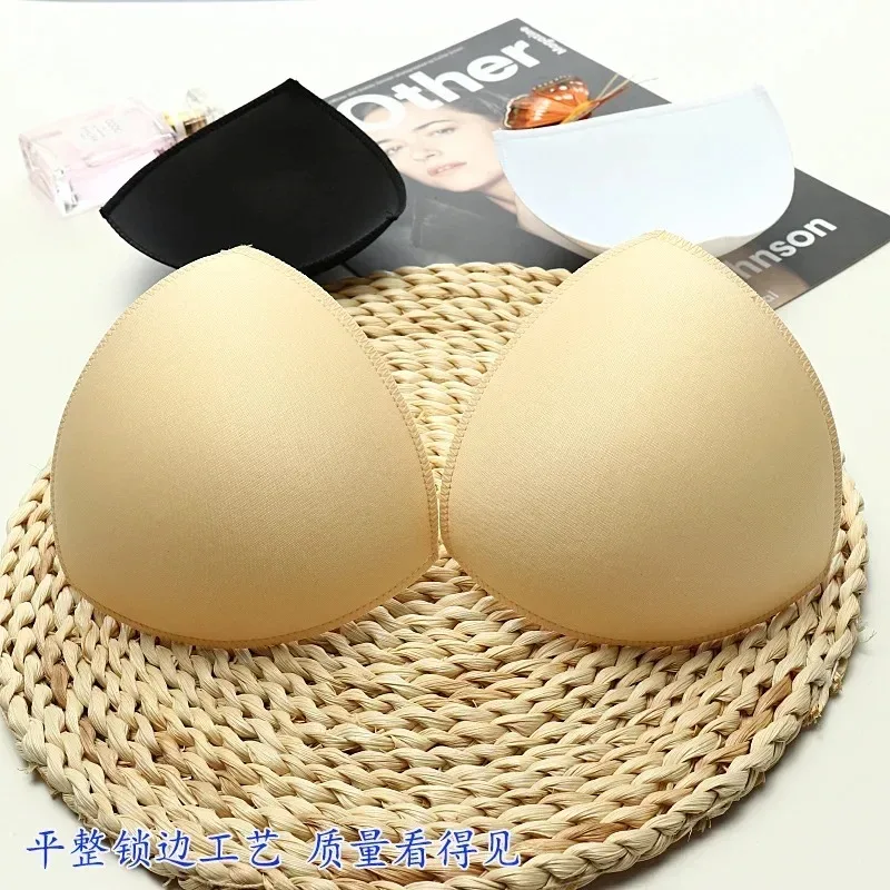 

10 пар треугольных подушечек для бюстгальтера с закругленными краями, вставки для нижнего белья производителя, губчатые подушечки, принадлежности для шитья одежды своими руками