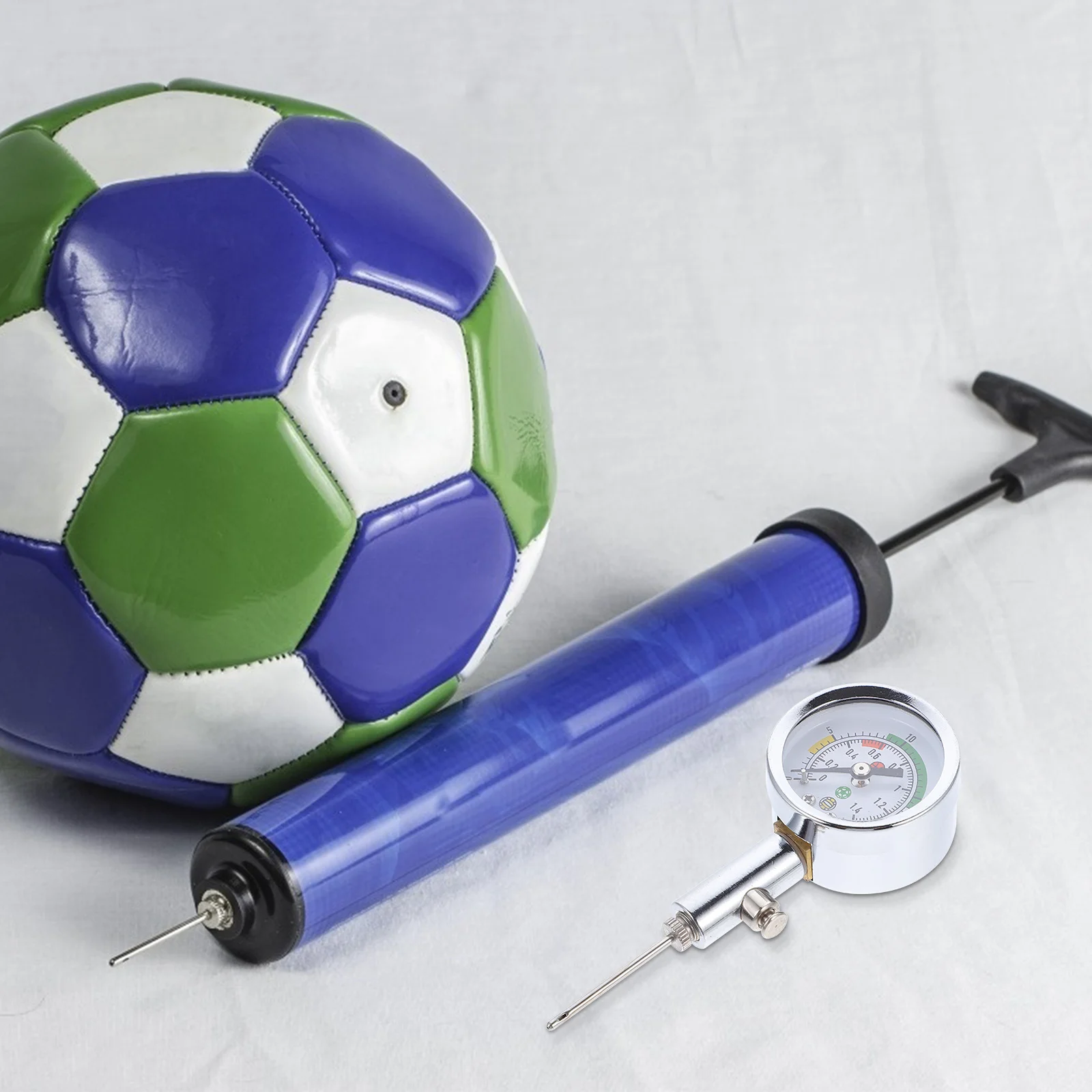 

Pressure Gauge For Basketball Football Volleyball Stainless Steel Ball Pressure Meter Accurate Quick Reading