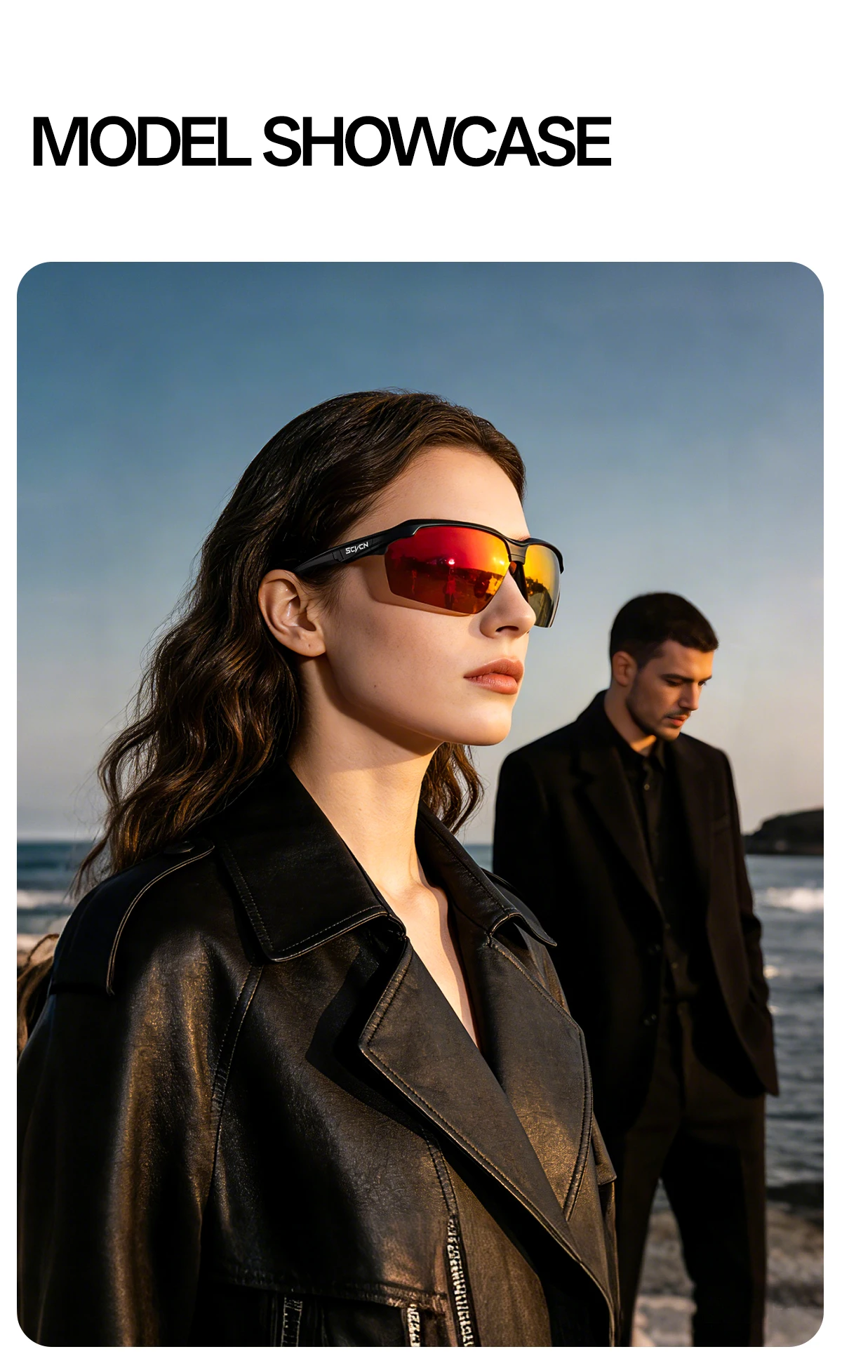 SCVCN Fahrradbrille Polarisierte Sonnenbrille Sportbrille MTB-Brille Fahrradbrille für Männer Rennrad für Frauen Radfahrbrille – Detail 38