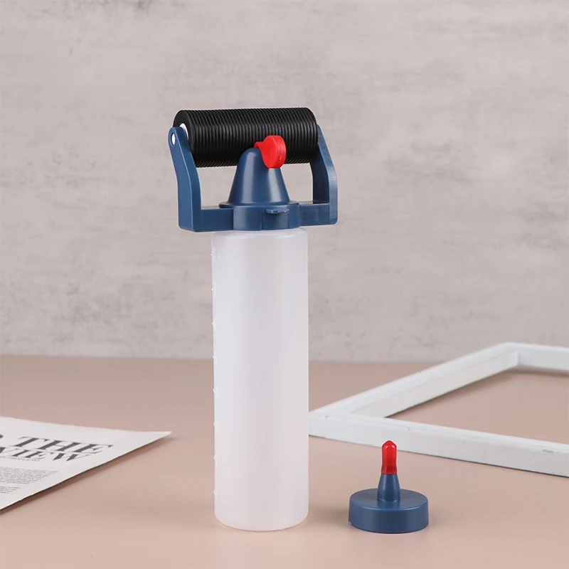 Wholesale 8oz Wood Glue Roller Bottle Set Glue Container Dispense Plastic Applicator Bottle For Woodworking Painting DIY Tool