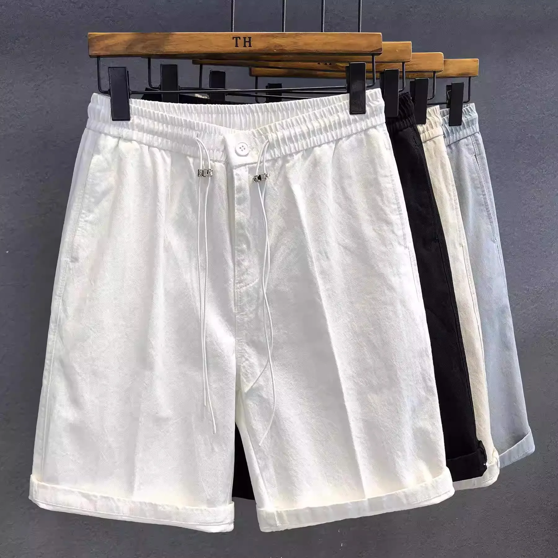 American Style Vintage Casual Men's Short Shorts Summer Loose Wear-Resistant Dirt-Resistant Outdoor Five-Point Pants