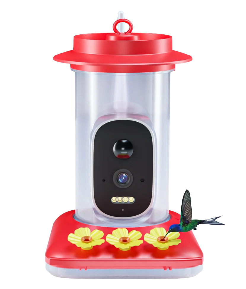 

Новая умная подача воды на открытом воздухе для кормушки Hummingbird 4MP HD с поддержкой камеры, монитор телефона