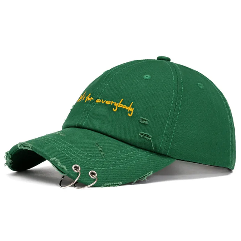 

Кепка Snapback, летняя индивидуальная бейсболка с железным кольцом для мужчин, ретро сломанная дыра, хлопковая вышивка, женские вечерние шапки в стиле хип-хоп