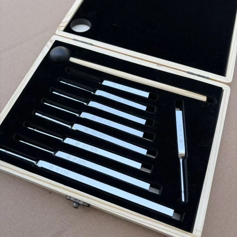 

Medical Tuning Fork Set 174/285/396/417/528/639/741/852/963HZ Tuning Forks Meditation Sound Healing Tuning Instrument Percussion