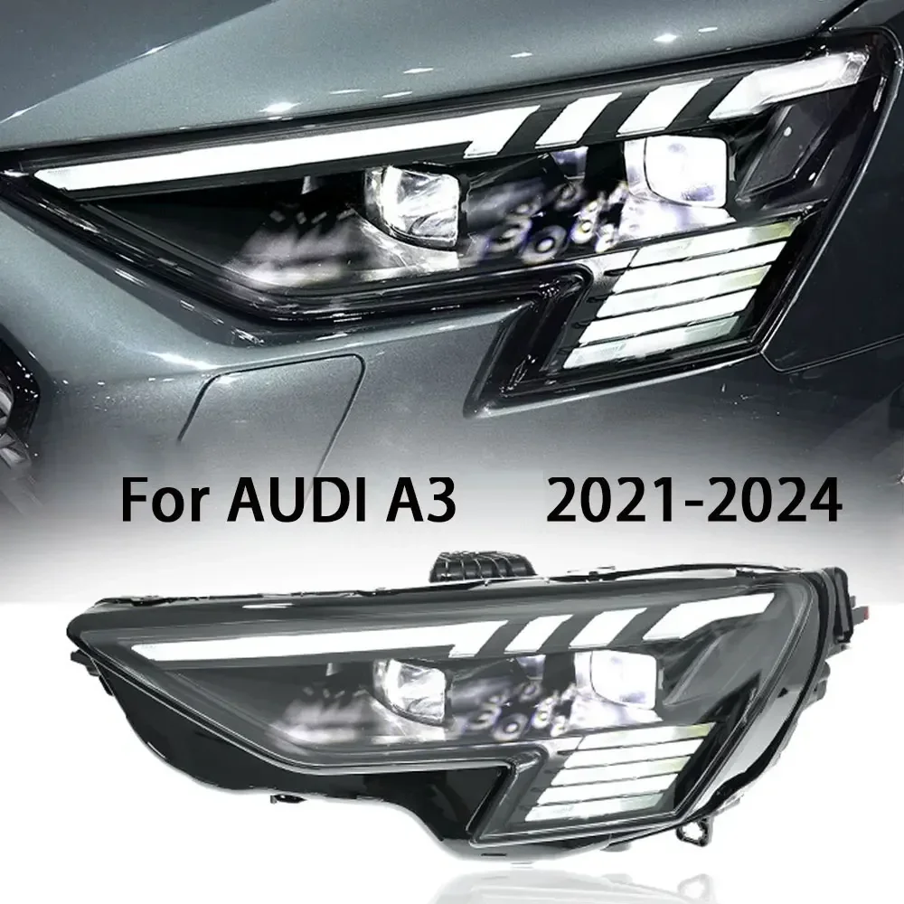 

Car Led Front Lights For Audi A3 Headlights 2021 2022 2023 2024 RS3 Accessories Upgrade Matrix Led Headlamp Assembly
